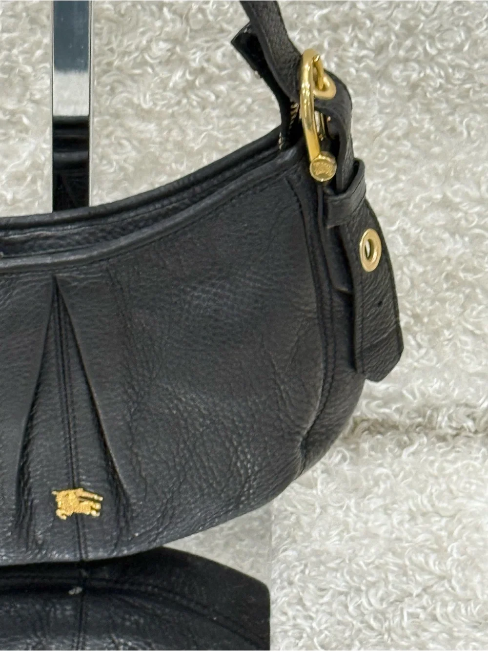Burberry Black Hobo Bag